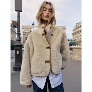 Zara REVERSIBLE DOUBLE-FACED JACKET